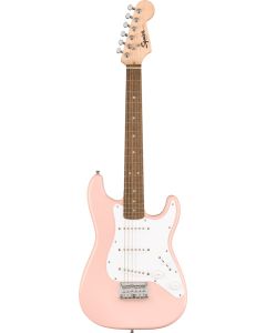 Squier Mini Stratocaster, Laurel Fingerboard in Shell Pink