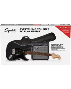 Squier Affinity Series Stratocaster HSS Pack, Laurel Fingerboard in Charcoal Frost Metallic