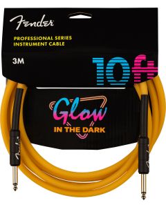 Fender Pro 10' Glow in the Dark Cable in Orange