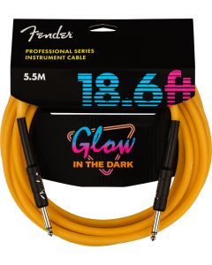 Fender Pro 18.6' Glow in the Dark Cable in Orange