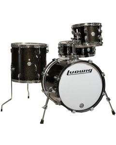 Ludwig Breakbeats Questlove 4-Piece Shell Pack - Black Gold Sparkle - L5LC179XX016