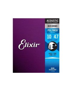 Elixir #11000: Acoustic Poly Extra Light 10-47
