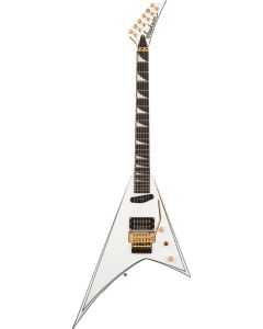 Jackson Concept Series Rhoads RR24 HS in White with Black Pinstripes