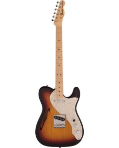 Fender Made in Japan Heritage 60 Telecaster Thinline, Maple Fingerboard in 3-Color Sunburst