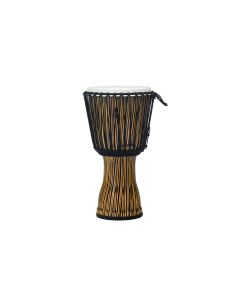 Pearl 12" Synthetic Shell Djembe, Rope Tuned  - Zebra Grass PBJVR-12-698