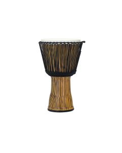 Pearl 14" Synthetic Shell Djembe, Rope Tuned  - Zebra Grass PBJVR-14-698