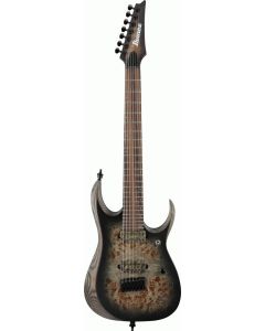 Ibanez RGD71ALPA 7-String in Charcoal Burst Black Stained Flat