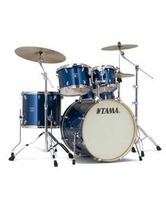 The TAMA Superstar Classic 5-Piece Shell Pack with 22" Bass Drum in - Indigo Sparkle (ISP) - with SM5W Hardware Pack Included