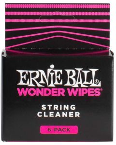 Ernie Ball Wonder Wipes String Cleaner, 6 Pack  4277