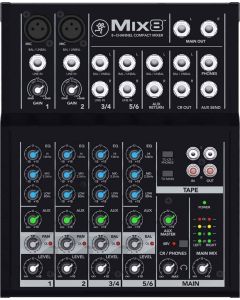 Mackie 8-Channel Compact Mixer MK-MIX8