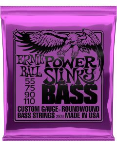Ernie Ball Power Slinky Nickel Wound Electric Bass Strings 55-110  2831