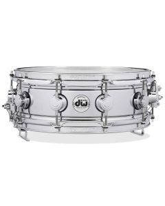 DW Collector's Series 14" x 5" True-Sonic Chrome over Brass