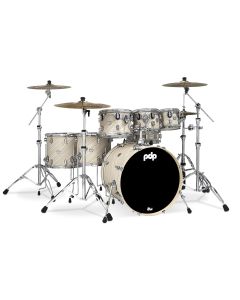 PDP Concept Maple 7-Piece (22BD, 8, 10, 12, 14, 16FT, 14S) in Twisted Ivory FinishPly™