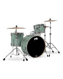 PDP Concept Maple 3-Piece Rock Kit (24BD, 13, 16FT) in Satin Seafoam FinishPly™