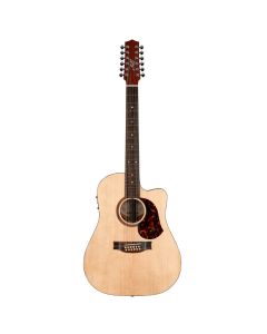 Maton SRS70C-12 Road Series Acoustic Electric Guitar w/Case - Natural Satin