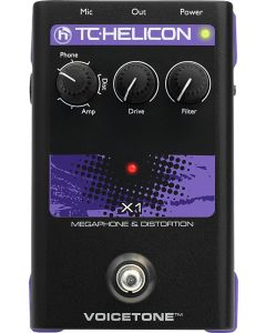 TC Helicon VoiceTone X1 Megaphone & Distortion Pedal