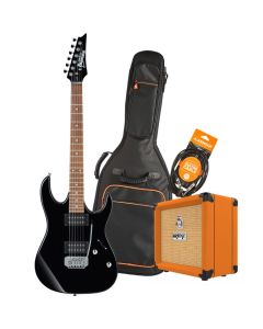 Ibanez RX22EXBKN Electric Guitar Pack with Orange Crush 12 Amplifier, Armour Gig Bag and Lead