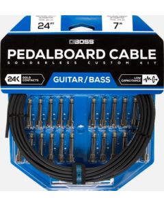 Boss Solderless Pedalboard Cable Kit - 24 Connectors 24ft cable