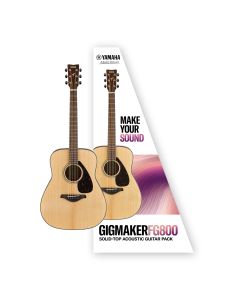 Yamaha GIGMAKERFG800 Solid-Top Acoustic Guitar Pack Gloss