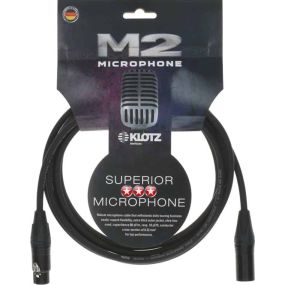 Klotz superior microphone cable with extra thick outer jacket and Neutrik XLR