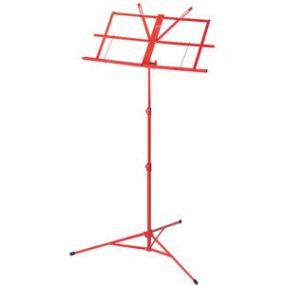 Armour lightweight foldable music stand with bag - Red (MS3127R)