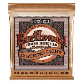 Ernie Ball Earthwood 12-String Light Phosphor Bronze Acoustic Guitar Strings