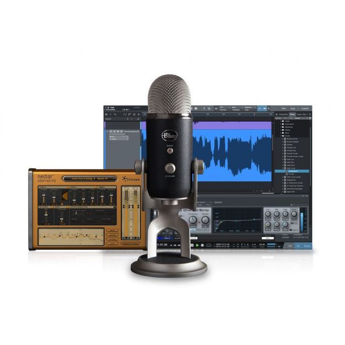 Blue Yeti Pro Studio Recording USB Mic & Software Bundle