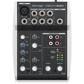 Behringer XENYX 502S 5-Channel Mixer With USB
