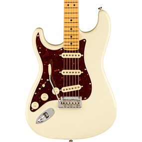 Fender American Professional II Stratocaster Left Hand, Maple Fingerboard in Olympic White