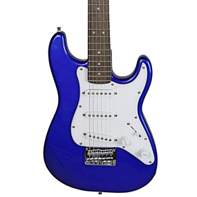 Squier FSR Mini Stratocaster, Laurel Fingerboard in Imperial Blue