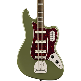 Squier FSR Classic Vibe™ Bass VI, Laurel Fingerboard, Tortoiseshell Pickguard, Matching Headstock in Antique Olive