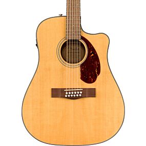 Fender CD-140SCE 12-String, Walnut Fingerboard in Natural w/Case