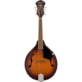 Fender PM-180E Mandolin, Walnut Fingerboard in Aged Cognac Burst
