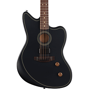 Fender Acoustasonic Standard Jazzmaster, Rosewood Fingerboard in Black