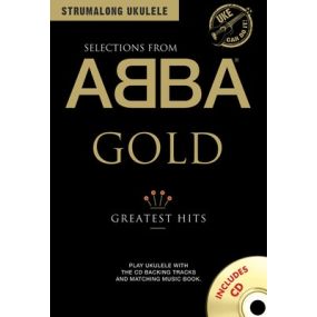 STRUMALONG UKULELE SELECTIONS FROM ABBA GOLD BK/CD
