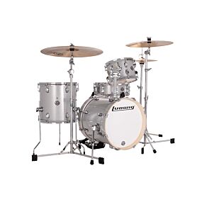 Ludwig Breakbeats Shell Pack - Silver Sparkle