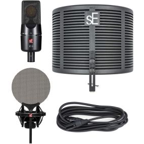 sE Electronics Studio Bundle X1S Condenser + Reflexion Filter + Cable