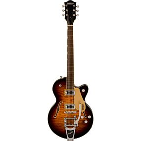 Grestch G5655T QM Electromatic Center Block Jr Single Cut Quilted Maple with Bigsby in Sweet Tea
