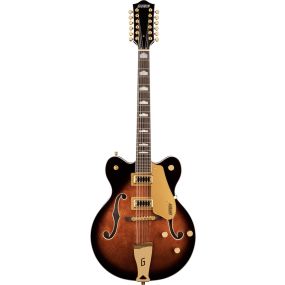 Gretsch G5422G-12 Electromatic Classic Hollow Body Double-Cut 12-String with Gold Hardware in Single Barrel Burst