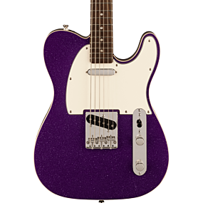 Squier  Classic Vibe Baritone Custom Telecaster, Laurel Fingerboard, Parchment Pickguard in Purple Sparkle