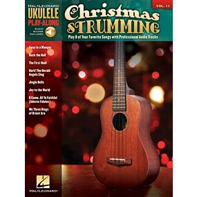 CHRISTMAS STRUMMING UKULELE PLAYALONG V11 BK/OLA