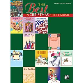 BEST IN CHRISTMAS SHEET MUSIC PVG