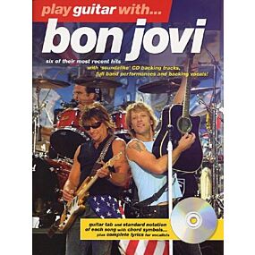 PLAY GUITAR WITH BON JOVI LATER YEARS TAB BK/CD