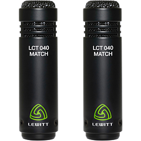Lewitt LCT 040 Match Stereo Pair Condenser Instrument Microphones in Black