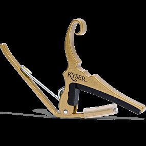 Kyser Quick Change Acoustic Guitar Capo in Gold
