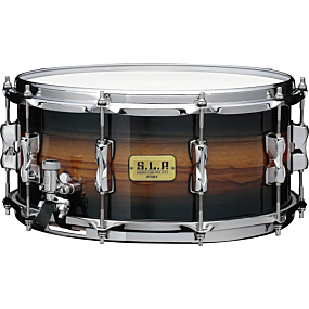 TAMA LBM1465Z-MZB Limited Edition SLP Bubinga & Maple 14"x6.5" Midnight Zebrawood Burst Snare Drum