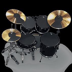 Vic Firth Mute Prepack 12”, 13”, 14”, 16", 22", Hi-Hat And Cymbals (2)