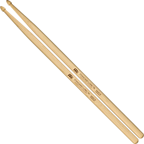 Meinl SB121 Stick & Brush Standard Long Hickory Drum Sticks 7A