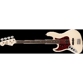 Fender American Vintage II 1966 Jazz Bass Left-Hand, Rosewood Fingerboard in Olympic White