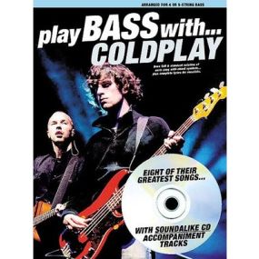 PLAY BASS WITH COLDPLAY BK/CD